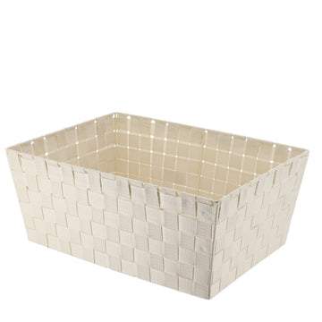 Coș Depozitare Din Poliester 32,5x45x18 Cm - Ivory - ramosdecor