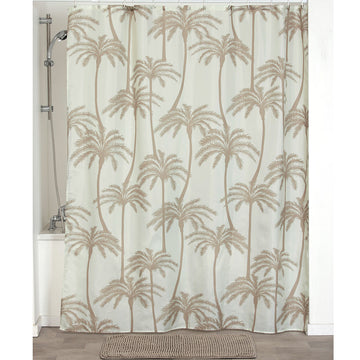 Perdea Duș Poliester 180x200 cm - Miami Vibes, Cu 12 Inele PP Albe - ramosdecor