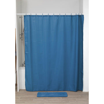Perdea Duș Poliester Design Diamant 180x200 Cm - Albastru Păun - ramosdecor