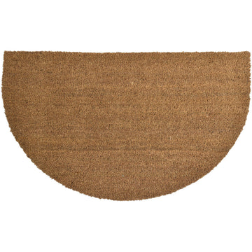 Preș Intrare Plain Half-Moon 45X75CM Coco - Natural - ramosdecor