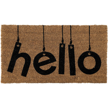 Preș Intrare Hello 33X60CM Coco/Pvc - ramosdecor