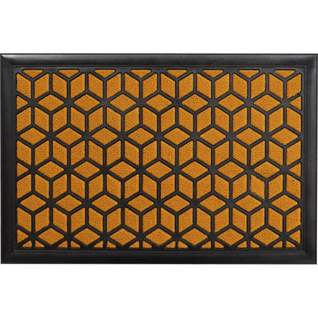 Preș Intrare Long Island 40X60CM Polipropilenă/Cauciuc - Galben Muștar - ramosdecor