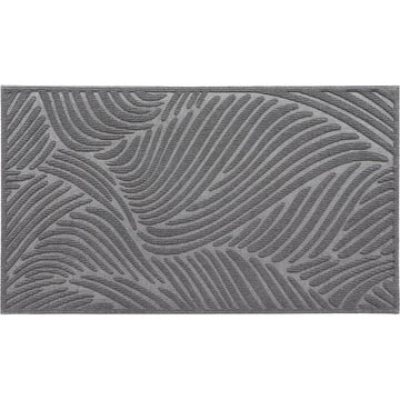 Preș Intrare Vague 43,5X75CM Poliester/Cauciuc - Gri Închis - ramosdecor
