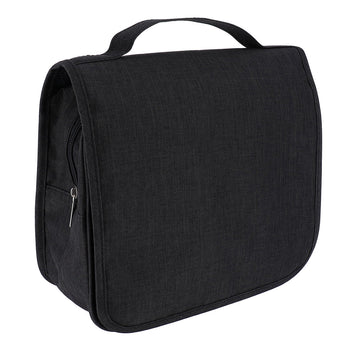 Geantă pentru Agățat cu Clapetă și Închidere cu Velcro Imprimat - Heather Black - ramosdecor