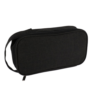 Organizator de Cabluri Iimprimat cu Închidere cu Fermoar - Heather Black - ramosdecor