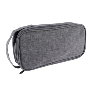 Organizator de Cabluri Iimprimat cu Închidere cu Fermoar - Heather Grey - ramosdecor