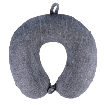 Pernă de Călătorie din Spumă cu Memorie Imprimată - Heather Grey - ramosdecor