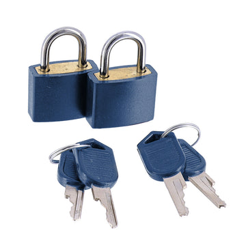 Set de 2 Lacăte cu Cheie - Navy Blue - ramosdecor