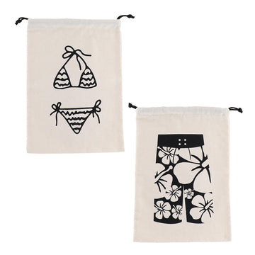 Geantă de Călătorie pentru Costume de Baie Asortată Bărbați/Femei - Natural - ramosdecor