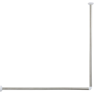 Bară Colțară Pentru Perdea De Duș Din Oțel Inoxidabil 90x90 Cm - Cromată ilustrat într-un decor elegant marca Ramos