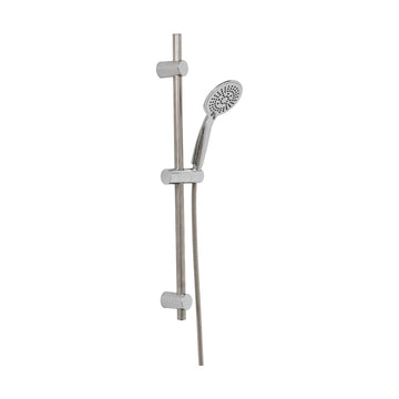 Kit bară 70 cm + duș de mână 5 funcții + furtun flexibil oțel inoxidabil 150 cm - Cromat - ramosdecor