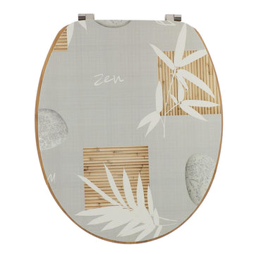 Capac De Toaletă MDF 18 Inch Cu Balamale Din Oțel Inoxidabil - Spirituality - ramosdecor