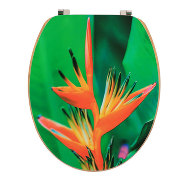 Capac De Toaletă MDF 18 Inch Cu Balamale Din Oțel Inoxidabil - Island Spirit - ramosdecor