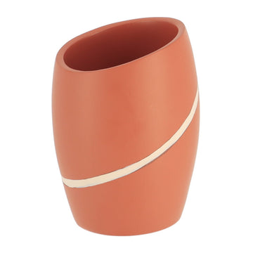 Pahar Rotund din Polirășină - Terracotta - ramosdecor
