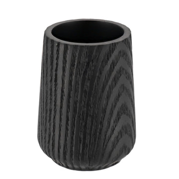 Pahar din Polirășină cu Efect de Lemn - Negru - ramosdecor