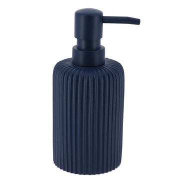 Dispenser Săpun din Polirășină cu Dungi 230 ml - Navy Blue - ramosdecor