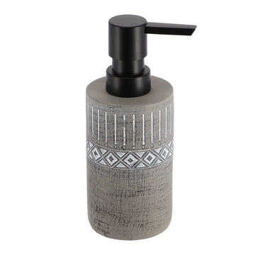 Dozator de Săpun din Ciment 160 ml - Gri prezentat într-un decor modern marca Ramos