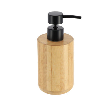 Dispenser Rotund de Săpun 200 ml - Bambus - ramosdecor