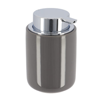 Dispenser Săpun Rotund cu Pompă 235 ml - Gri - ramosdecor