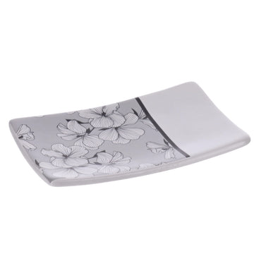 Farfurie De Săpun Dolomite Imprimată - Grey Ecrin prezentat într-un decor modern marca Ramos