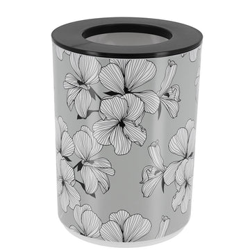 Coș De Gunoi PP Imprimat 5L - Grey Ecrin - ramosdecor
