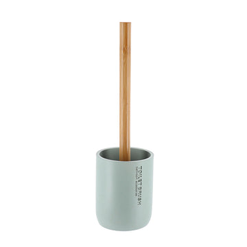 Perie de Toaletă din Polirășină - Verde Eucalipt/Bambus - ramosdecor