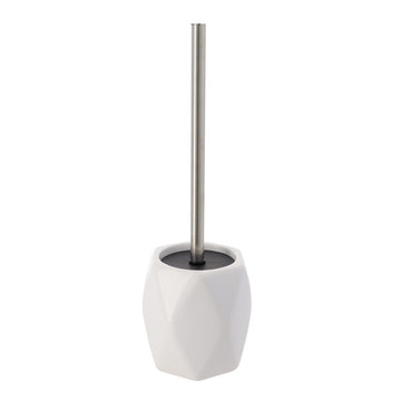 Perie Toaletă din Gresie Formă Diamant - Alb - ramosdecor