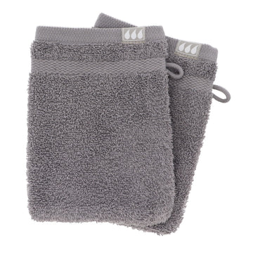 Set de 2 Mănuși 100% Bumbac 15x21 cm - Gri - ramosdecor