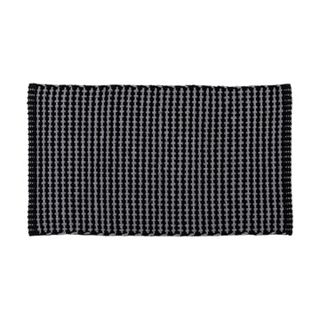 Covoraș Împletit 50x90 CM - Negru - ramosdecor