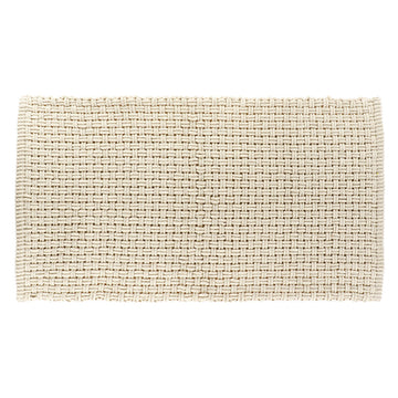 Covoraș Belem Microfibră/Bumbac 45x90 CM - Natural - ramosdecor