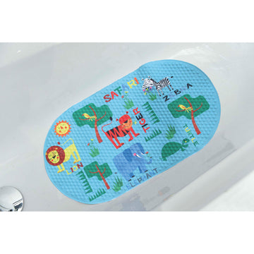 Covoraș De Baie Imprimat Din PVC/Poliester - Safari 69x39 cm - Childish - ramosdecor