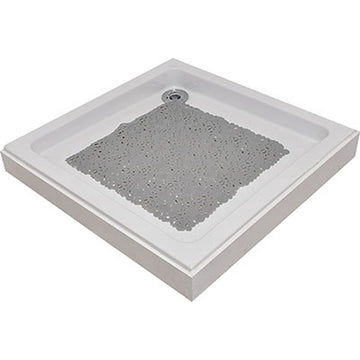 Covoraș de Baie din PVC 50x50 cm cu Bule - Gri Perlat - ramosdecor
