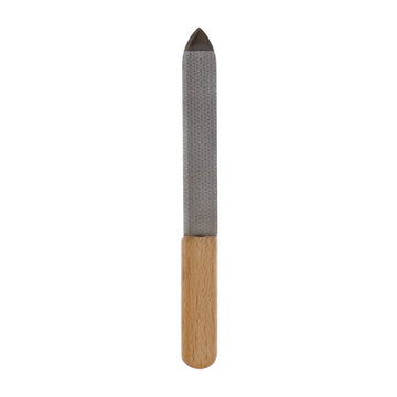 Pilă de Unghii din Lemn de Pin și Oțel Inoxidabil - Natural - ramosdecor
