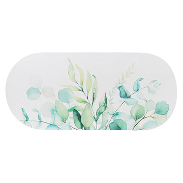 Covoraș Eden Garden 45x100 CM - Alb/Frunze - ramosdecor