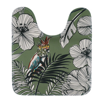 Covoraș Toaletă Microfibră 45x75 Cm - Khaki Jungle Fever - ramosdecor