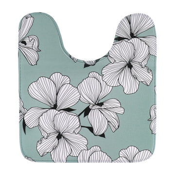 Covoraș Toaletă Microfibră 45X75 Cm - Green Écrin - ramosdecor