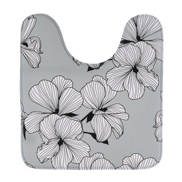 Covoraș Toaletă Microfibră 45x75 Cm - Grey Ecrin - ramosdecor