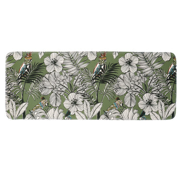 Covoraș Microfibră Imprimat 45x120 Cm - Khaki Jungle Fever ilustrat într-un decor elegant marca Ramos