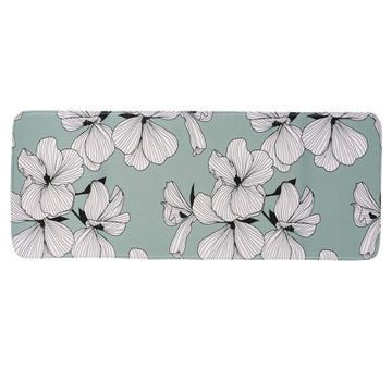 Covoraș Microfibră Imprimat 45x120 Cm - Green Ecrin ilustrat într-un decor elegant marca Ramos