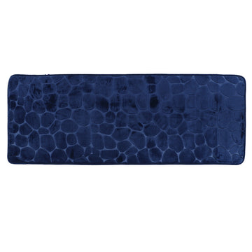 Covoraș Microfibră cu Spumă de Memorie 45x120 CM - Navy Blue - ramosdecor