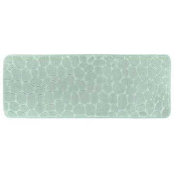 Covoraș Microfibră cu Spumă de Memorie 45x120 CM - Verde Eucalipt - ramosdecor