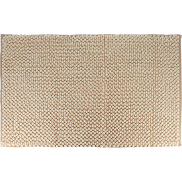 Covor Baie Microfibră cu Bile 50x80 CM - Beige - ramosdecor