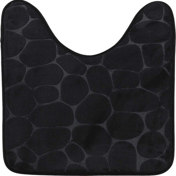 Covoraș Microfibră cu Spumă de Memorie 45x50 cm - Negru - ramosdecor