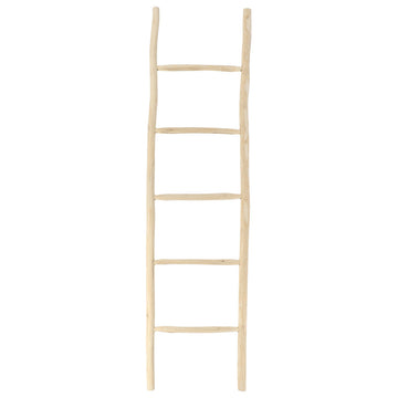Raft pentru prosoape în stil scară cu 5 bare - din bambus 100% natural prezentat într-un decor modern marca Ramos