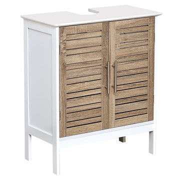 Cabinet De Chiuvetă Din MDF Cu 2 Uși + 1 Raft Interior - Stockholm - ramosdecor