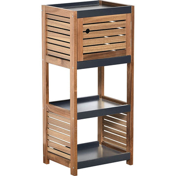 Raft Interior Din Acacia Și MDF Cu 1 Ușă - Element - ramosdecor