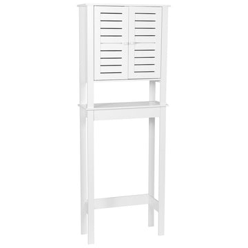 Raft De Toaletă Din MDF Cu 2 Uși + 1 Raft Interior - Santorin - ramosdecor
