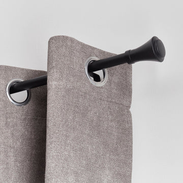 Galerie Extensibilă Negru Mat 120–210 cm – Stil Modern - ramosdecor