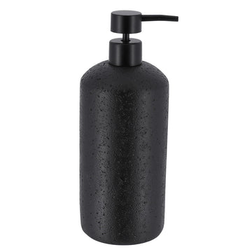 Dozator săpun polirasină efect piatră 800 ml - Negru - ramosdecor