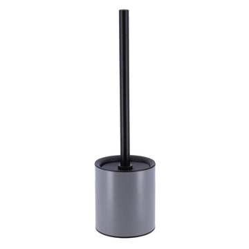 Perie Toaletă Din Oțel Inoxidabil - Gri/Negru - ramosdecor